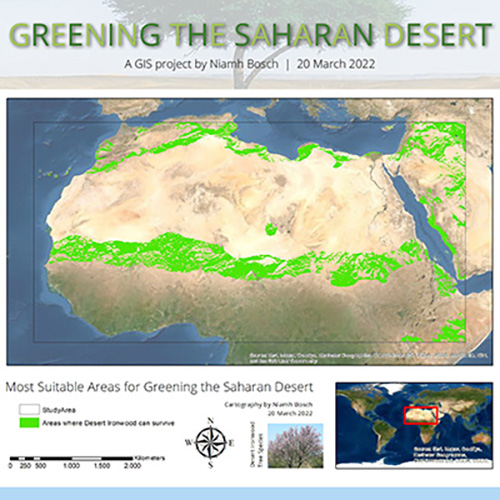 2022 GIS-project: Greening the Saharan Desert